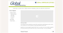 Desktop Screenshot of globalherbsmarketing.com